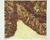 Artist: b'Robinson, William.' | Title: b'Landscape with three suns' | Date: 1991 | Technique: b'sugar-lift etching, printed in colour'