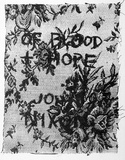 Artist: b'Nixon, John.' | Title: b'Of blood and hope' | Date: 1983 | Technique: b'photocopy'
