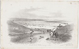 Artist: GILL, S.T. | Title: Township of Keilor looking south. | Date: 1855-56 | Technique: lithograph, printed in black ink, from one stone