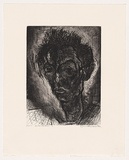Artist: b'Fairbairn, David.' | Title: b'Auto portrait 13' | Date: 2004 | Technique: b'etching and aquatint, printed in black ink, from one plate'