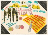 Artist: b'Lanceley, Colin.' | Title: b'For New England.' | Date: 1995 | Technique: b'lithograph, printed in colour, from multiple stones [or plates]' | Copyright: b'\xc2\xa9 Colin Lanceley. Licensed by VISCOPY, Australia'