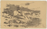 Artist: b'GILL, S.T.' | Title: b'Stockman.' | Date: 1855-56 | Technique: b'lithograph, printed in black ink, from one stone'