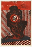 Artist: b'SELLBACH, Udo' | Title: b'Target' | Date: 1965 | Technique: b'lithograph, printed in colour, from two stones [or plates]'