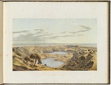 Artist: b'von Gu\xc3\xa9rard, Eugene' | Title: b'Crater of Mount Gambier, South Australia' | Date: (1866 - 68) | Technique: b'lithograph, printed in colour, from multiple stones [or plates]'