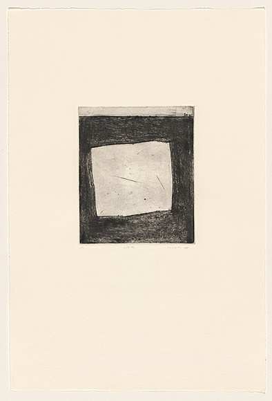 Title: b'Cloth' | Date: 1978 | Technique: b'drypoint, printed in black ink, from one plate'