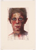 Artist: b'Hood, Cherry' | Title: b'Michael.' | Date: 2002 | Technique: b'etching and spit-bite aquatint, printed in colour, from three plates'