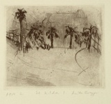 Artist: Bragge, Anita. | Title: St Kilda. | Date: 1999, March | Technique: drypoint, printed in black ink, from one plate