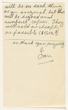 Title: [Letter: Page 2] | Date: c.1975 | Technique: fibre-tipped pen