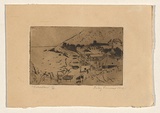 Title: b'Gibraltar' | Date: 1952 | Technique: b'etching, printed in brown ink, from one plate'