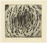 Artist: b'SHEARER, Mitzi' | Title: b'Long ago and far away' | Date: 1979 | Technique: b'etching, drypoint, printed in black ink with plate-tone, from one  plate'