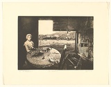 Artist: EWINS, Rod | Title: The Residence (The Residence I). | Date: 1983, January | Technique: photo-etching and aquatint, printed in black ink, from one plate