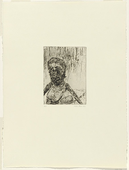 Artist: b'PARR, Mike' | Title: b'Organon I' | Date: 1987 | Technique: b'etching, printed in black ink, from one plate'