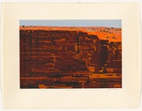 Artist: Newberry, Angela. | Title: Kings Canyon I. | Date: 1997 | Technique: screenprint, printed in colour, from ten stencils