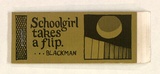 Artist: b'Blackman, Charles.' | Title: b'Schoolgirl takes a flip.' | Date: 1979 | Technique: b'offset-lithograph'