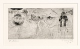 Artist: b'COLEING, Tony' | Title: b'The Hospital Years.' | Date: 1991 | Technique: b'etching and aquatint, printed in black ink, from one plate'