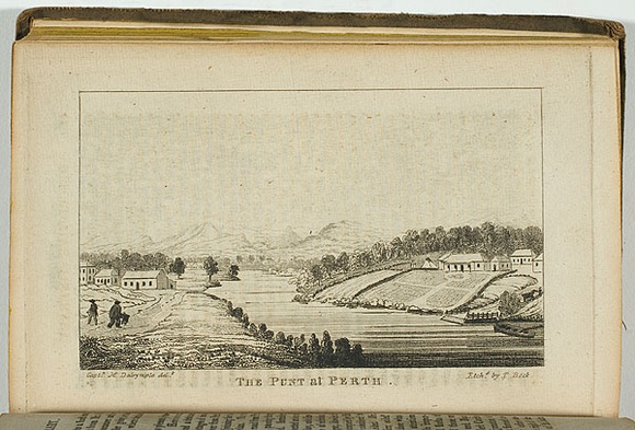 Title: b'The punt at Perth.' | Date: 1830 | Technique: b'etching, printed in black ink, from one copper plate'