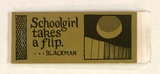 Artist: Blackman, Charles. | Title: Schoolgirl takes a flip. | Date: 1979 | Technique: offset-lithograph