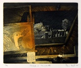 Artist: HALL, Basil | Title: Goose and garrett. | Date: 1988 | Technique: etching and aquatint, printed in colour, from multiple plates