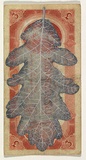 Artist: b'HALL, Fiona' | Title: b'Quercus pubescens - Pubescent oak (Russian currency)' | Date: 2000 - 2002 | Technique: b'gouache' | Copyright: b'\xc2\xa9 Fiona Hall'