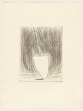Title: Vase 2 | Date: 1980 | Technique: drypoint, printed in black ink, from one perspex plate
