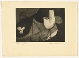 Artist: b'Wienholt, Anne.' | Title: b'Rock pippit' | Date: 1945 | Technique: b'etching, softground-etching and aquatint, printed in black ink, from one copper plate'
