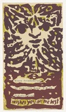 Artist: Friedeberger, Klaus. | Title: Christmas card, from Klaus Friedeberger to Douglas Annand | Date: 1950s | Technique: screenprint, printed in colour, from multiple stencils