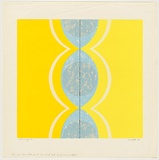 Title: b'Mirror image' | Date: 1973 | Technique: b'screenprint, printed in colour, from four stencils'