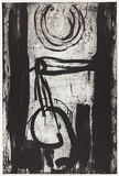 Artist: b'Tomescu, Aida.' | Title: b'Vis 1' | Date: 1991 | Technique: b'etching, printed in black ink, each from one steel plate' | Copyright: b'\xc2\xa9 Aida Tomescu. Licensed by VISCOPY, Australia.'