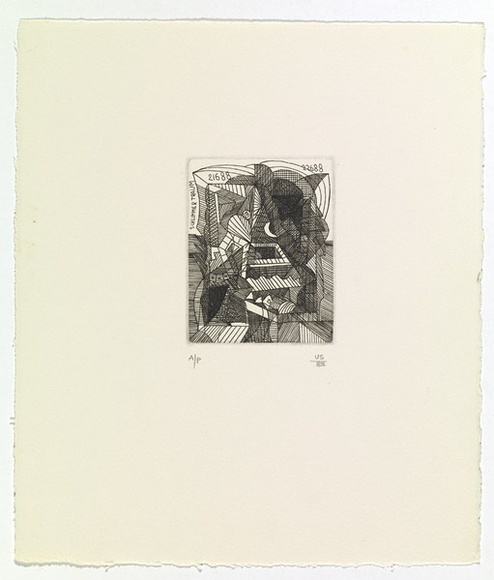 Artist: b'SELLBACH, Udo' | Title: b'not titled' | Date: 1960-80 | Technique: b'etching'