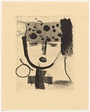 Artist: Bruch, Sandy. | Title: Pill box hat | Date: 1994 | Technique: etching and aquatint, printed in black, from one plate