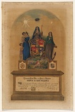 Title: Certificate for the Tasmanian Grand Lodge of the Ancient and Independent Order of Odd Fellows | Date: 24 February 1860 | Technique: lithograph, printed in colour, from multiple stones; hand-coloured; gilded