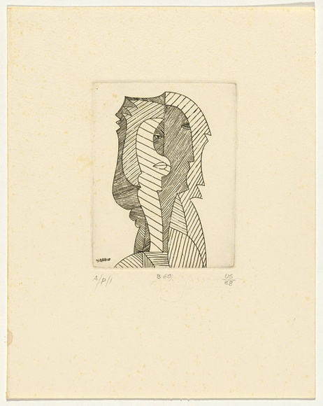 Artist: b'SELLBACH, Udo' | Title: b'not titled' | Date: 1960-80 | Technique: b'etching'