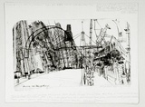 Artist: b'Rooney, Elizabeth.' | Title: b'Macquarie Street 1988' | Date: 1988-89 | Technique: b'etching, printed in black ink, from one  plate'