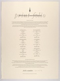 Title: b'Frontispiece from the Anti-cancer council of Victoria print folio.' | Date: 1990 | Technique: b'lithograph, printed in dark grey ink, from one stone'