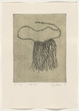 Artist: Watson, Judy. | Title: hair skirt | Date: 1999, November/December | Technique: etching, printed in brown ink, from one plate | Copyright: © Judy Watson. Licensed by VISCOPY, Australia