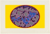 Artist: b'LEACH-JONES, Alun' | Title: b'Mersey yellow' | Date: 1973 | Technique: b'screenprint, printed in colour, from multiple stencils' | Copyright: b'Courtesy of the artist'