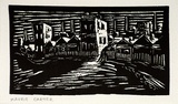Artist: Carter, Maurie. | Title: (Our street). | Date: 1949 | Technique: linocut, printed in black ink, from one block