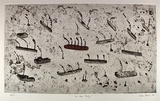 Artist: b'Bowen, Dean.' | Title: b'The red factory' | Date: 1988 | Technique: b'etching, printed in black ink, from one plate'