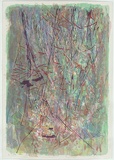 Artist: b'MEYER, Bill' | Title: b'Etz Chaim - green' | Date: 1988 | Technique: b'screenprint, printed in colour, from multiple stencils' | Copyright: b'\xc2\xa9 Bill Meyer'