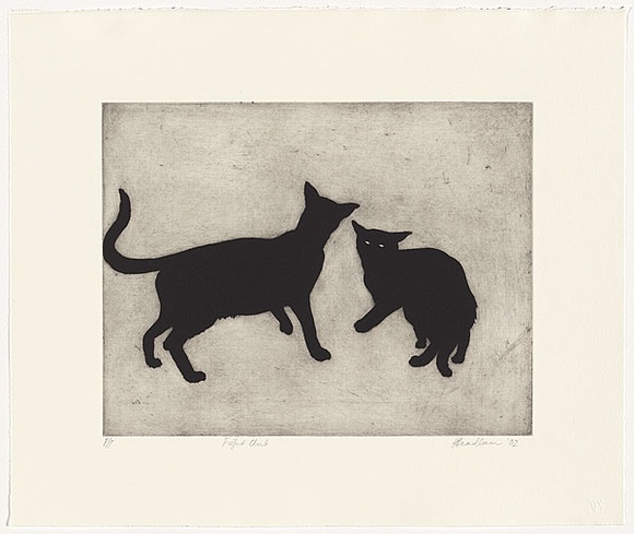 Artist: b'Headlam, Kristin.' | Title: b'Fight club' | Date: 2002 | Technique: b'aquatints, printed in black ink, each from one copper plate'