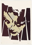 Artist: b'Harmer, Megan.' | Title: b'Drained emotion.' | Date: 1992 | Technique: b'screenprint, printed in colour, from four stencils'