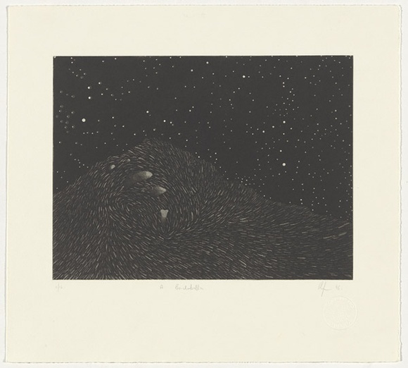 Artist: ROFE, David | Title: A Brindabella | Date: October 1996 | Technique: etching, printed in black ink, from one plate