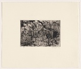 Artist: Taylor, Michael. | Title: not titled [1] | Date: 2006 | Technique: etching, printed in black ink, from one zinc plate | Copyright: © Michael Taylor