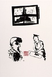 Artist: b'Sparke, Franki.' | Title: b'Poster: The Backyard Project.' | Date: 1989 | Technique: b'screenprint'