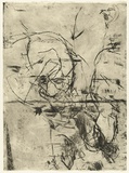 Artist: PARR, Mike | Title: Untitled self-portraits 3. | Date: 1990 | Technique: drypoint, printed in black ink, from one copper plate