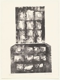 Artist: Kamp, Jenni. | Title: Icon | Date: 1997, April | Technique: lithograph, printed in black ink, from one stone