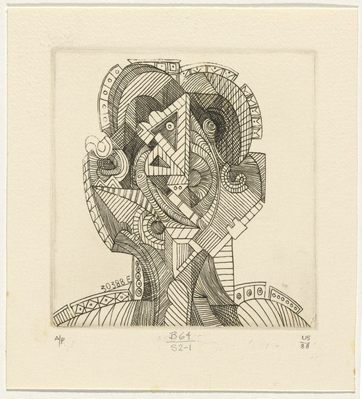 Artist: b'SELLBACH, Udo' | Title: b'not titled' | Date: 1960-80 | Technique: b'etching'