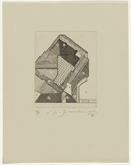 Artist: b'SELLBACH, Udo' | Title: b'not titled' | Date: 1960-80 | Technique: b'etching'