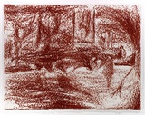 Artist: b'Lowe, Geoff.' | Title: b'Print' | Date: 1986 | Technique: b'lithograph, printed in brown ink, from one stone [or plate]'