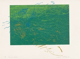 Artist: MEYER, Bill | Title: Spring wall. | Date: 1981 | Technique: screenprint, printed in four colours, from three screens (charcoal on acetate and duo-tone photo indirect) | Copyright: © Bill Meyer
